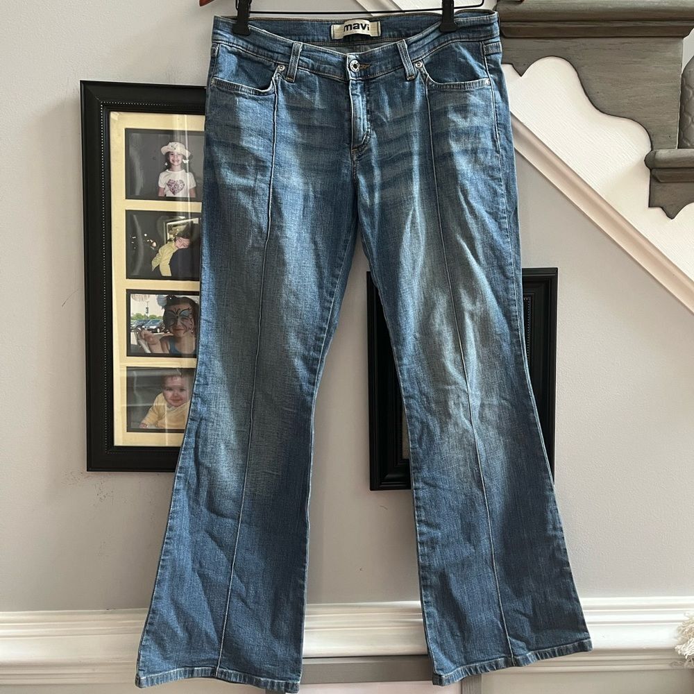 Mavi 726 Alana Pin-Tuck Jeans Pants sz 33/30